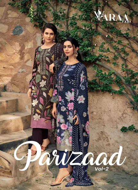 Parizaad Vol 2 By Varaa Viscose Pashmina Dress Material Wholesale Price In Surat

